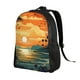 thumbnail image 2 of Balery Tropical Sunset Paradise Mochila - Mochila Estilosa y Duradera para Laptop de 15 Pulgadas con Tela Oxford Impermeable, 2 of 8