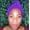 Purple, variant on Couture Nzinga Turban| Designer turban| Luxury Crystal Twist and Go | Gift For her | Chic head wear | Elegant head wrap Comfortable turban