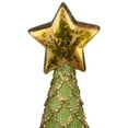 thumbnail image 4 of Northlight Christmas Tree Cone on Pedestal with Star Topper Decoration - 17" - Green, 4 of 5