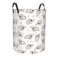 thumbnail image 2 of Balery Cartoon Koala Round Laundry Basket with Handles Waterproof Freestanding Laundry Hamper for Clothes Toys in the Dorm and Family-, 2 of 8
