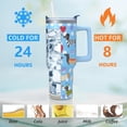 thumbnail image 3 of Dachshund Gifts Cup for Women Girls, 40oz Tumbler with Handle and Straw Lid, Stainless Steel Double Walled Insulated Mug Water Bottle, Cute Dog Lover Birthday Gift Idea, 3 of 6