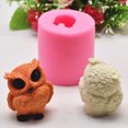 thumbnail image 4 of 3D Owl Fondant Silicone Mold Chocolate Soap Cake Decorating Mould, 4 of 9