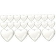 thumbnail image 4 of HOMEMAXS 20 pcs  Clear Plastic Fillable Heart Shaped Ball Ornament Christmas Wedding Decoration, 4 of 8