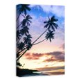 thumbnail image 3 of Creative Products Palm Tree Coastal Sunset 20x30 Canvas Wall Art, 3 of 7