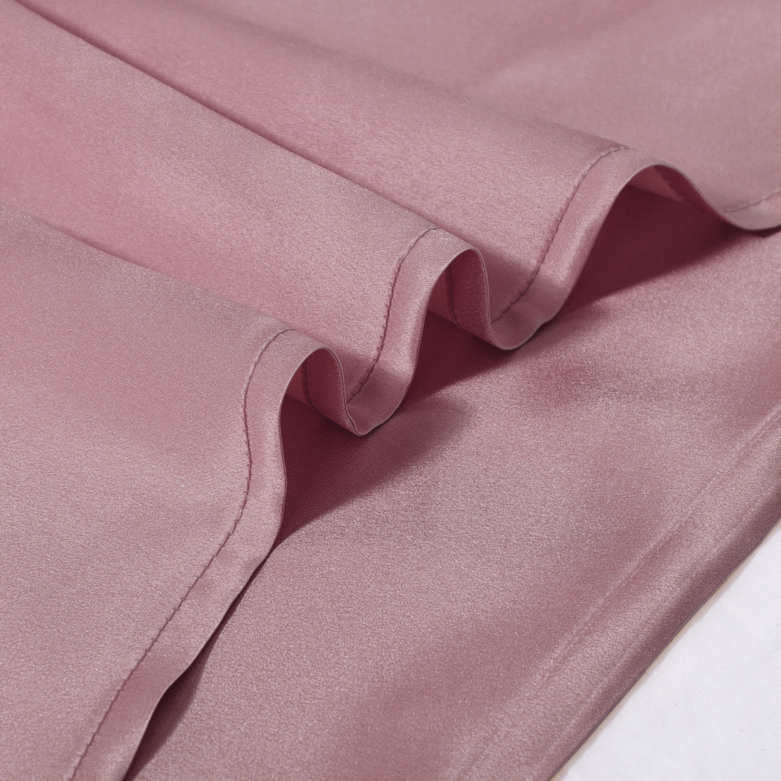 Unique Bargains 1 Piece 22 Momme 100% Silk Pillowcase Mauve Standard