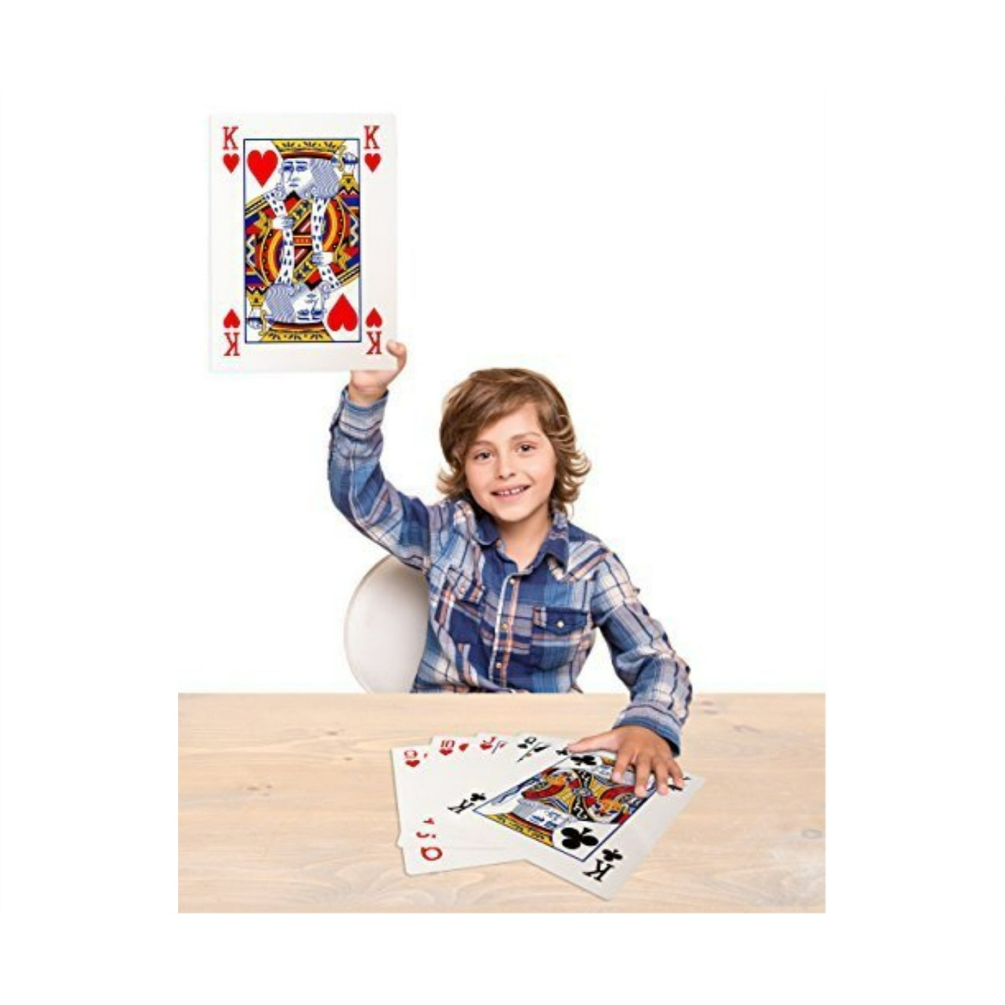 Mega Jumbo Face Extra Large Playing Cards 11 X 8 Big Full Deck