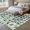 Black Green, variant on Round Area Rug 3.3 Ft, Green Eucalyptus Leaves Washable Non-Slip Circle Carpet for Living Room/Bedroom, Daisy Summer Botanical Farmhouse Low-Profile Small Kitchen Mats Collection Rugs for Indoor