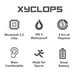 thumbnail image 5 of Audifonos True Wireless Aliencraft XYCLOPS BLACK ALIENCRAFT ALIENCRAFT ALIENCRAFT Audífonos True Wireless XYCLOPS BLACK, 5 of 7