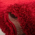 thumbnail image 6 of SAFAVIEH Milan Harlow Solid Plush Shag Runner Rug, Red, 2' x 6', 6 of 13