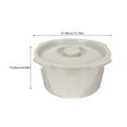 thumbnail image 2 of LIFKOME Adult Potty Chair Bucket PP Grey Round 1Pcs Hygienic Isolation, 2 of 8