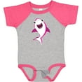 thumbnail image 3 of Inktastic Cute Shark, Little Shark, Pink Shark Boys or Girls Baby Bodysuit, 3 of 5