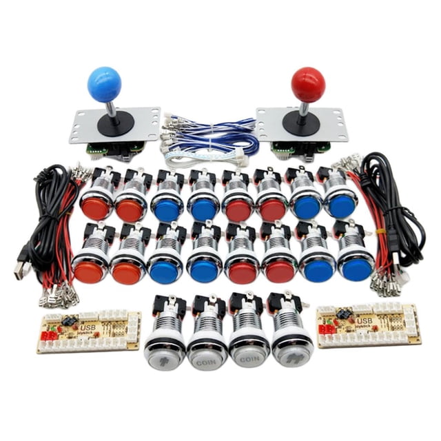 de Clásico de 2 Jugadores Y Controlador de DIY - Estilo4 Yotijar Juegos de arcade de 2 jugadores DIY