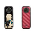 thumbnail image 2 of 2 juegos de calcomanías para cámara, piel de PVC antiarañazos, pieles protectoras para Insta360 X3 Ndcxsfigh libre de BPA, 2 of 9