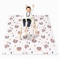 thumbnail image 3 of Debajo De La Silla Alta, Alfombrilla Antideslizante Para Silla De Comedor De Bebé, Alfombrilla Para Gatear Multifuncional Para Bebé, Almohadilla De Protección Para Bebé Eigraketly HA037110-00, 3 of 6