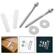 MLINS 2pcs Universal Toilet Seat Bolts Kit Top Mount Hardware for Seat Replacement and Repair