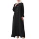 thumbnail image 1 of Vestido Largo Hasta El Tobillo Liso de Manga Larga Con Cuello Vuelto Para Mujer Odeerbi  ODB116870, 1 of 8
