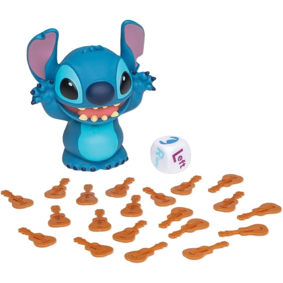 Laughing Stitch Dice Games – Family Games, Kids Games, Travel Games, Dice Set, Disney Stitch Toys, Make Sure to Pass Stitch Fast, Family Games for Kids and Adults, Multi-Player, Ages 6 