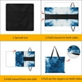 thumbnail image 3 of Colorful Tie Dye Vortex Waterproof Picnic Blanket with Foldable Zipper, Suitable for Outdoor Use, Suitable for Travel, Camping, Beaches, Parks, Grasslands, Picnic Blanket Accessories, 3 of 7