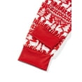 thumbnail image 6 of Family Matching Christmas Pajamas Set, Santa Print Long Sleeve Tops and Stretch Casual Pants Sleepwear, 6 of 7