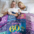 thumbnail image 5 of 30th Birthday Gifts Blanket for Her, 30th Birthday Decorations Blanket for Women Men 30 Year Old Birthday Gifts Ideas for Sister Friend Wife Husband Throw Blankets 50" x 60", 5 of 6