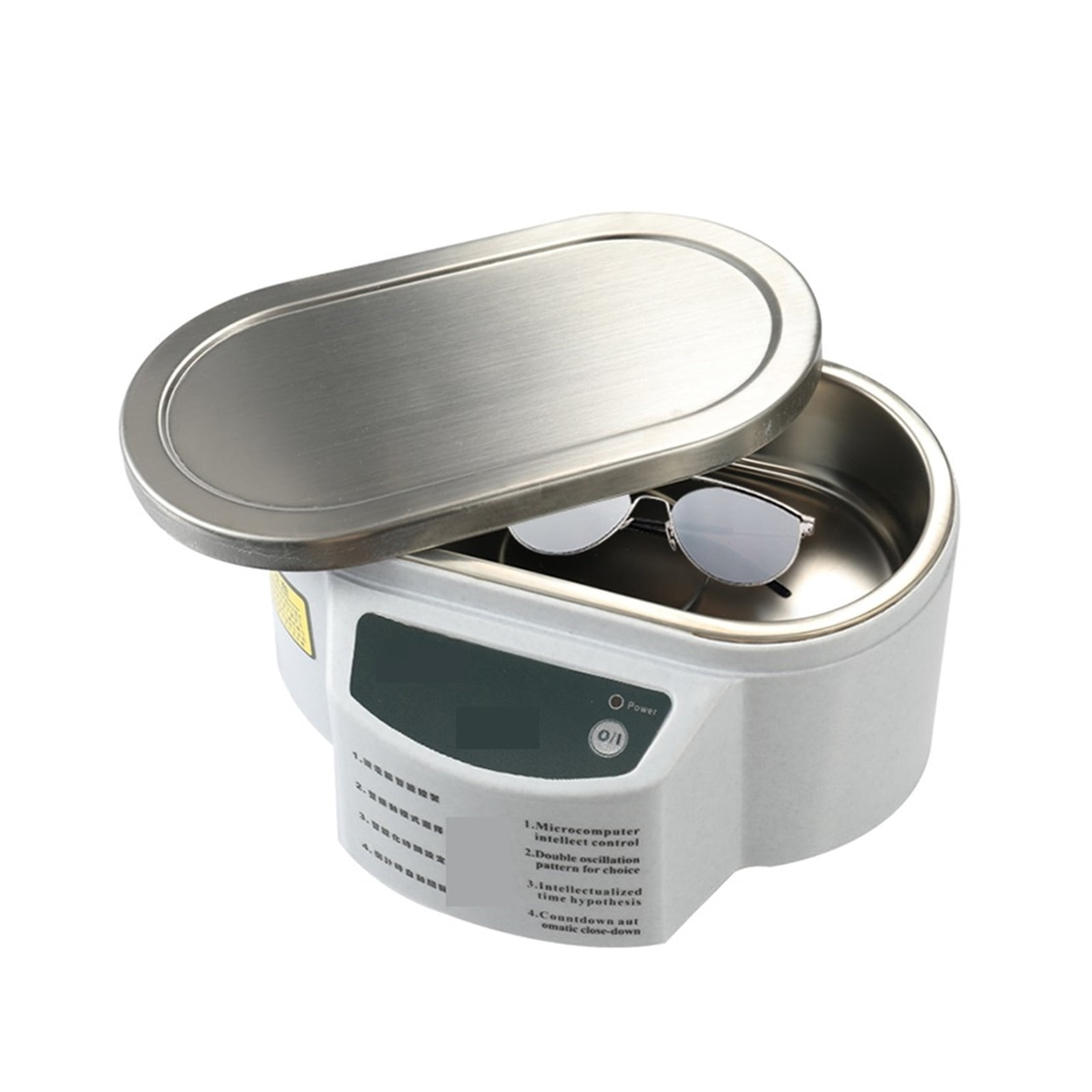 Ultrasonic Cleaner 30/50W Sonicator Bath 40Khz Degas For Watches Contact Lens Glasses Denture Teeth Electric Makeup Razor ,Strong Cleaning