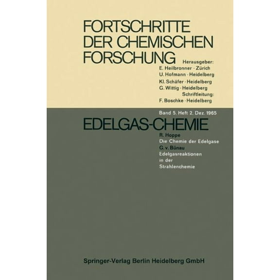 Edelgas-Chemie, (Paperback)