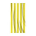 thumbnail image 2 of Honeeladyy Stripe Bath Towel, Outdoor Quick-Dry Sand-Resistant Beach Towel, 59"X30" Towel, Super Absorbent Microfiber Towel for Travel, Swimming, Pool, Beach,Travel, Gym & Camping Yellow, 2 of 8