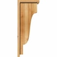 thumbnail image 3 of 8"W x 10"D x 26"H Newport Rough Sawn Corbel w/Backplate, Western Red Cedar, 3 of 9