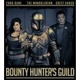 thumbnail image 2 of Men's Star Wars: The Mandalorian Bounty Hunter's Guild Pull Over Hoodie Black 3X Large, 2 of 4