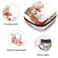 thumbnail image 3 of 1Pc Cute Period Bag Menstrual Cup Pouch, Large Storage Bag Sanitary Purse for Sanitary Napkin Pads, Mushrooms Fern and Berries Pads Organizer for Girls Women, 3 of 6