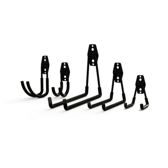 EcoNesxp Practical Double Heavy Duty 2 Screws Drywall Screws Steel Garage Storage Hook 1 Hook 2 Drywall Screws Screws