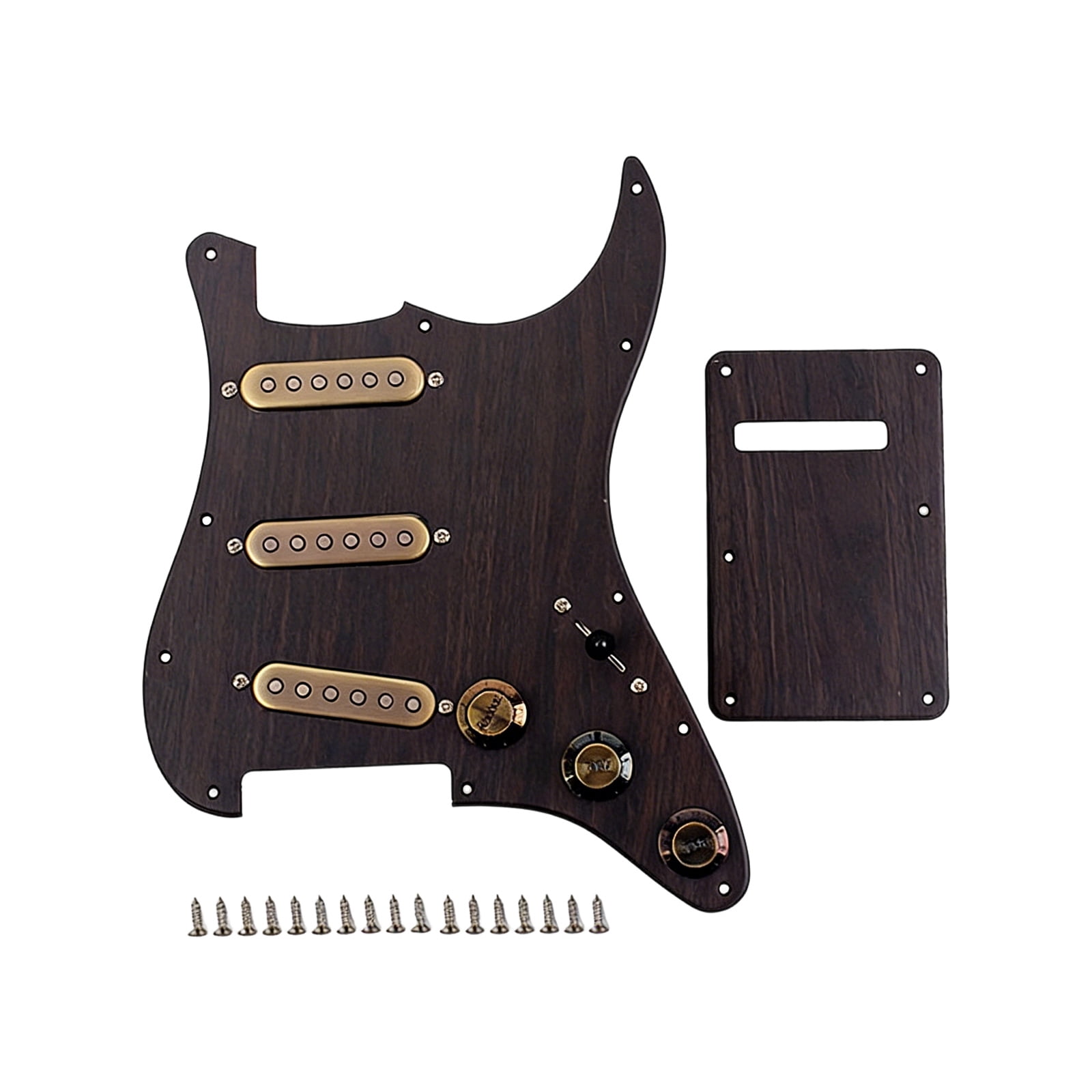 11 Holes Electric Guitar Prewired Loaded Pickguard Set Single Coil Pickup Replacement