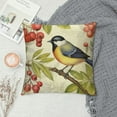 thumbnail image 2 of GOSMITH  Oil Painting Flowers and Birds Pillow Covers Cushion Case Outdoor Sofa Throw Pillows Cover for Couch Living Room Bed Indoors Home Decor, 2 of 5