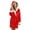 Santa, variant on Just Love Critter Robe Sherpa Trim Velour Robes for Women (Bunny (Velour), X-Large)