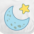 thumbnail image 4 of Inktastic Moon and Star Boys or Girls Baby Bib, 4 of 4