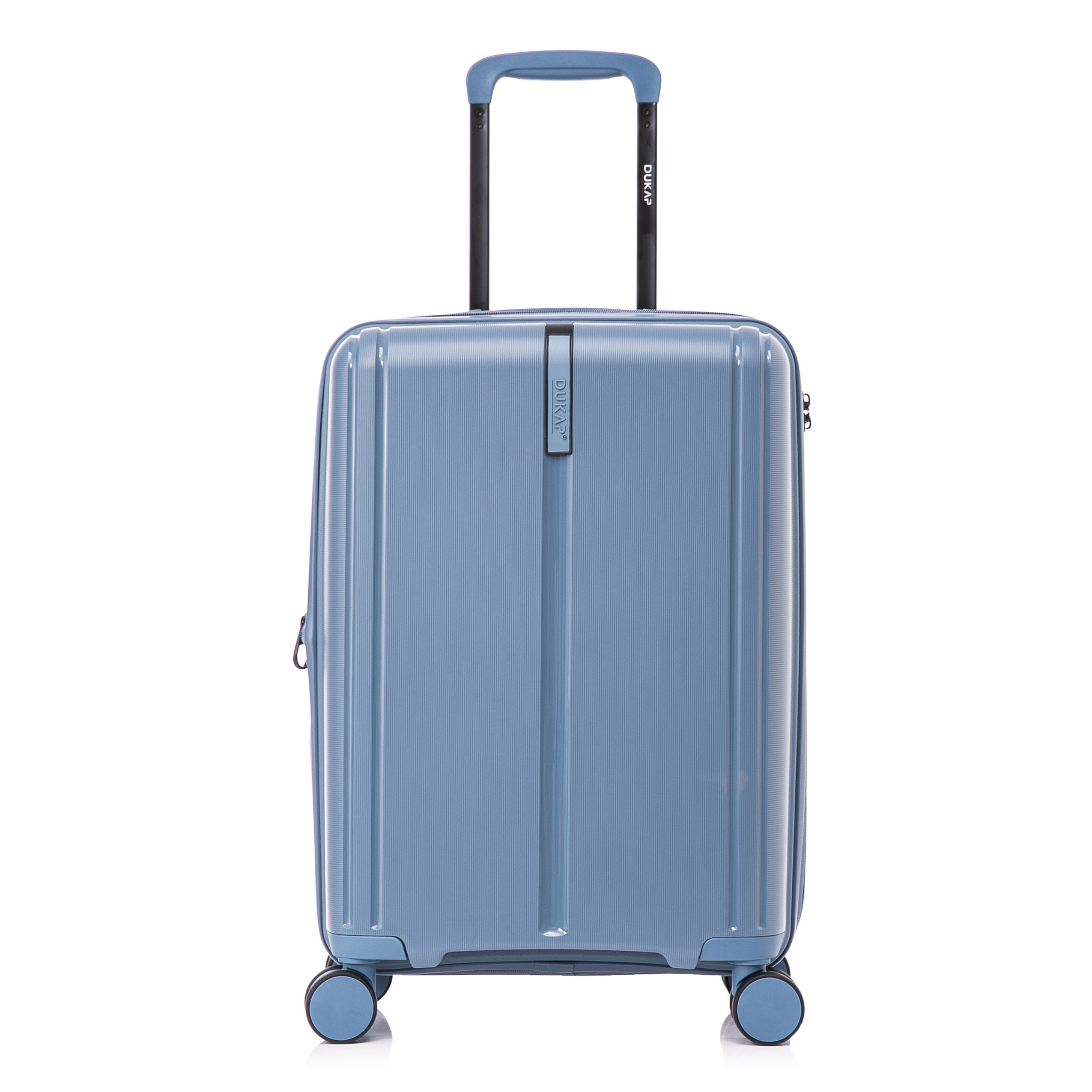 DUKAP AIRLEY 20" Lightweight Hardside Carry-On Luggage with Spinner Wheels, Handle and Trolley, Blue