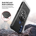 thumbnail image 4 of SPY CASE for Cricket Innovate E 5G Case w/Tempered Glass Screen Protector [Military Grade] Ring Car Mount Kickstand Shockproof Hard Phone Case - Black, 4 of 7