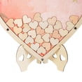 thumbnail image 3 of pitrice Wedding Guest Book Drop Sign Book Box Wedding Guest Book Replacement Rustic Decor for Anniversary Pink Heart, 3 of 9