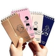 thumbnail image 2 of Mini cuadernos de bolsillo con espiral pequeño, 4 unidades, libros de notas con encuadernación superior, rendimiento confiable Jadeshay A, 2 of 8
