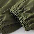 thumbnail image 3 of WEAIXIMIUNG Men's Cargo Pants Black 54X32 Male Straight Leg Cargo Slacks Solid Color Loose Wide Leg Slacks, 3 of 7