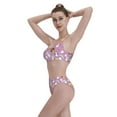 thumbnail image 6 of Picia Lovely Animals Women's High Waisted Bikini Scoop Neck Swimsuit Two Pieces Bathing Suit-Large, 6 of 8