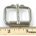 thumbnail image 3 of Dangerous Threads Heavy Duty Roller Buckle - Nickel Finish - Various Sizes (2 Pieces, Nickel - 1 & 1/2"), 3 of 6