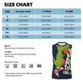 thumbnail image 6 of Pofeuu Dinosaur Basketball Player Print Men's Muscle T-Shirt, Sleeveless, Muscle Tank, Classic Muscle Tee Top For Men Casual Sleeveless Muscle T-Shirt Trendy Clothes-X-Large, 6 of 7