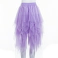 thumbnail image 5 of Seyurigaoka Fashion Women Tutu Tulle Skirt Elastic Waist Mesh Net Long Paragraph Skirt Dress (10 Colors Onesize), 5 of 6