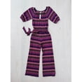 thumbnail image 2 of Trina Turk Exploration Jumpsuit Zig Zag Purple Fuchsia ( M ), 2 of 2