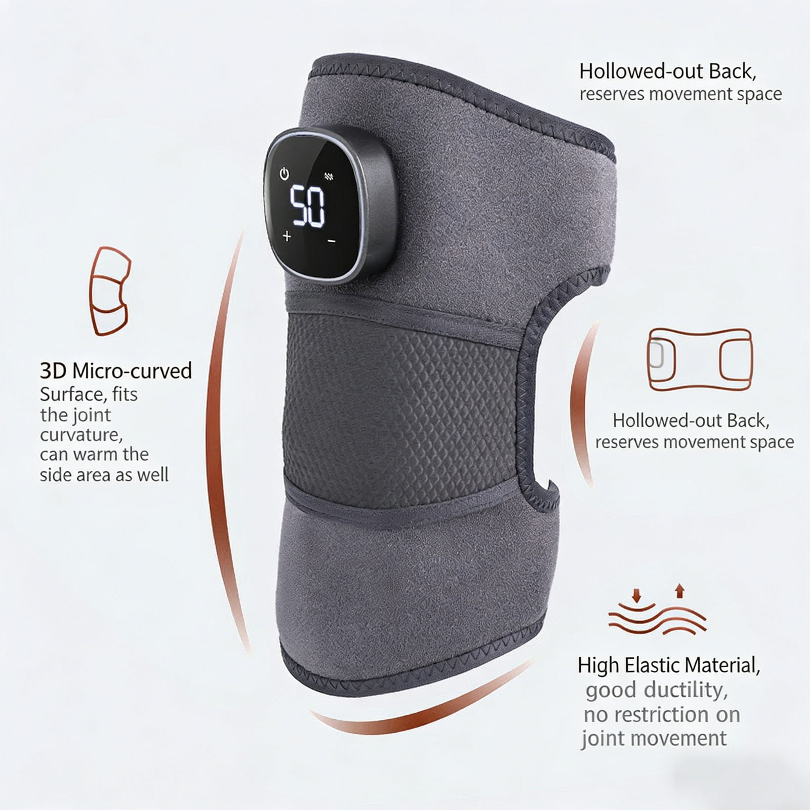 Rejuvacare Shoulder Massager - Rejuvacare Triple Method Massager-Heat, Massage & Compression for Pain Relief Deep Tissue,Cordless Shoulder Heating Pad with Massage,Rotator Cuff Heating Pad