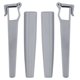 thumbnail image 1 of Mizh 1 juego de estabilizadores de tren de aterrizaje, extensores de altura de piernas, extensores de piernas, kit de extensión de altura compatible con MAVIC AIR 2 (gris), 1 of 4