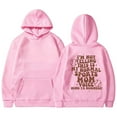 thumbnail image 1 of WEAIXIMIUNG Sweat-Shirt d'Automne pour Femmes, Sweat à Capuche Imprimé Lettre de Baseball avec Poche et Cordon de Serrage, 1 of 4