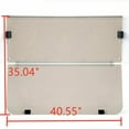 thumbnail image 4 of Kojem Windshield 1995-2003 Yamaha G14 G16 G19 Tinted/Smoke Fold Down Windscreen,Gas,Electric Golf Cart 3/20'' Thick, 4 of 8