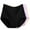 Underwear/panties for women plus size-Black, variant on Homenesgenics Underwear for Women High Waist 3PC Women's Plus Size XL-6XL Solid Color High Waist Leak Proof Short Underwear Shorts Black XXXXL
